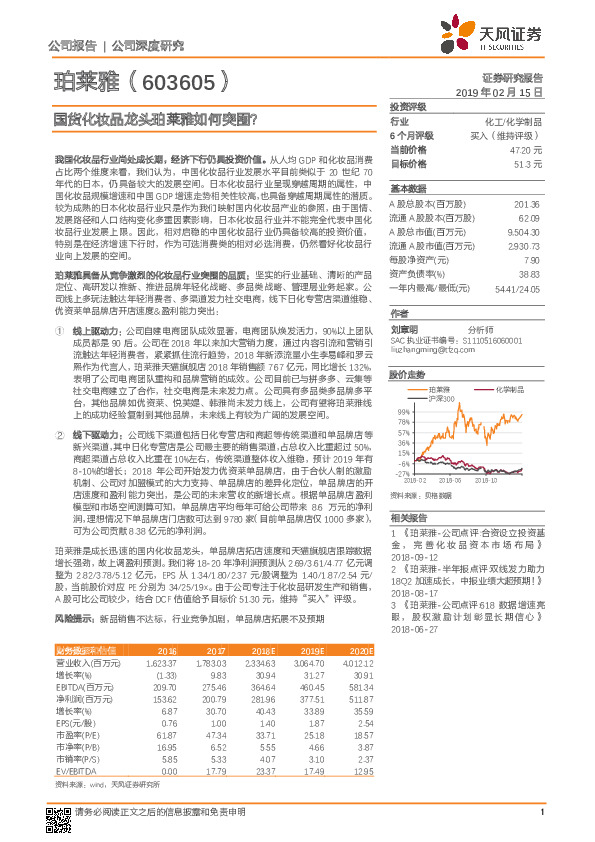 国货化妆品龙头珀莱雅如何突围？