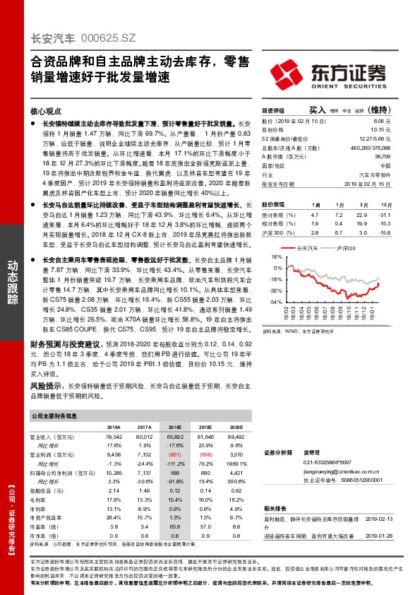 合资品牌和自主品牌主动去库存，零售销量增速好于批发量增速