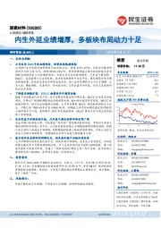 内生外延业绩增厚,多板块布局动力十足