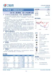 Q4收入超预期，进入加速增长期