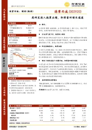 高研发投入拖累业绩，即将重回增长通道