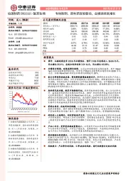 专科制剂、原料药双轮驱动，业绩延续高增长