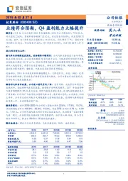 业绩符合预期，Q4盈利能力大幅提升