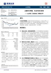 快报点评：业绩符合预期，电动车势头强劲