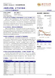 公司2018年业绩快报点评:业绩符合预期,扩产有序推进