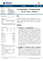 业绩快报点评：全年业绩较同期略增，未来还看基建业务增量