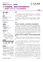 2018年业绩快报点评：18年业绩超预期，童装龙头长期价值值得关注