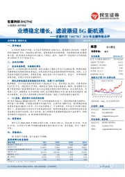 2018年业绩快报点评：业绩稳定增长，滤波器迎5G新机遇