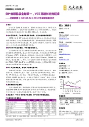 2018年业绩快报点评:SIP份额稳居全球第一,VCS高增长态势延续