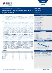 2018年业绩快报点评：业绩符合预期，多元化布局稳步推进，纸价下行Q4毛利率回升