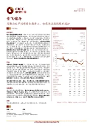马鞍山生产线项目如期开工，但需关注控股股东减持