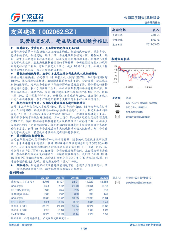 民营轨交龙头，受益轨交规划稳步推进