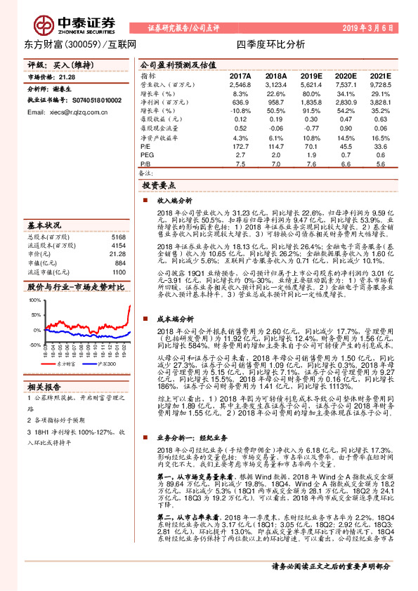 四季度环比分析