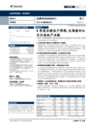 2018年业绩快报点评：4季度业绩低于预期，长期看好公司打造钛产业链