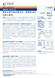 煤焦主营业务业绩突出，氢燃料电池车锦上添花