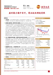 2018年年报点评：盈利能力稳中有升，商业板块增速亮眼