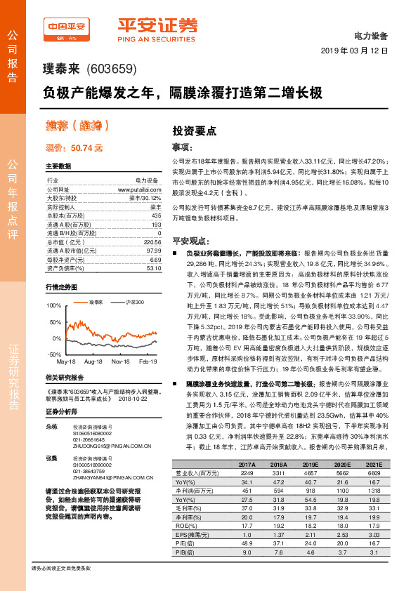 负极产能爆发之年，隔膜涂覆打造第二增长极