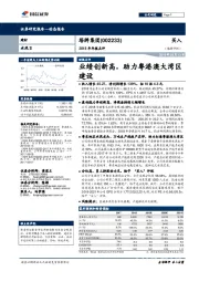 2018年年报点评：业绩创新高，助力粤港澳大湾区建设