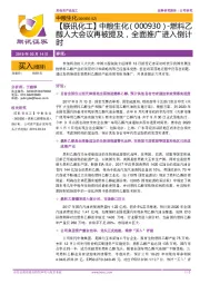 【联讯化工】中粮生化-燃料乙醇人大会议再被提及,全面推广进入倒计时