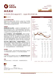 库存损失导致4Q18转亏，1Q19涤纶价格见底