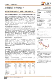 继续推行品牌价值回归，加快新产品新剂型研发