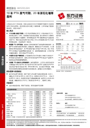 19年PTA景气可期，20年浙石化增厚盈利