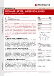 桐昆股份2018年年报点评:四季度业绩大幅下滑,持续提升行业龙头地位