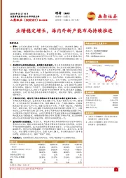 业绩稳定增长，海内外新产能布局持续推进