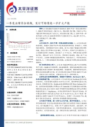 一季度业绩符合预期,发行可转债进一步扩大产能