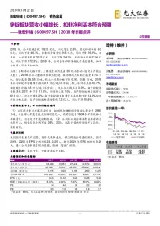 2018年年报点评：锌锭板块营收小幅增长，扣非净利基本符合预期