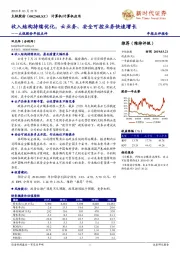 年报点评：收入结构持续优化，云业务、安全可控业务快速增长