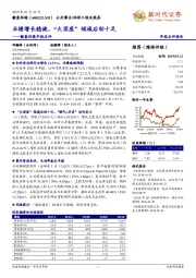 年报点评：业绩增长稳健，“大固废”领域后劲十足