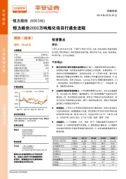 恒力股份2000万吨炼化项目打通全流程