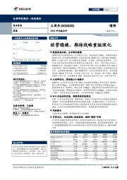 2018年年报点评：经营稳健，期待战略重组深化