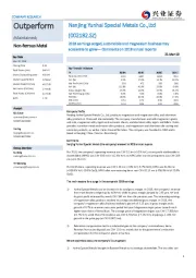 2018 earnings surged, automobile and magnesium business may accelerate to grow --- Comments on 2018 annual reports