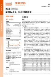 聚焦核心主业,5G红利释放在即