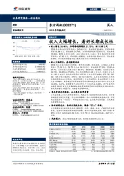 2018年年报点评：收入大幅增长，看好长期成长性