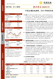 年报业绩表现亮眼，2019年保持乐观