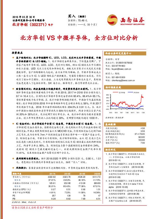 北方华创VS中微半导体，全方位对比分析