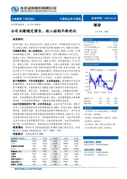 公司业绩稳定增长，收入结构不断优化