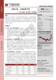 点评报告:业绩大降,计提拖累严重
