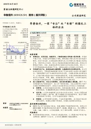 华鲁恒升，一家“专注”而“长情”的煤化工标杆企业
