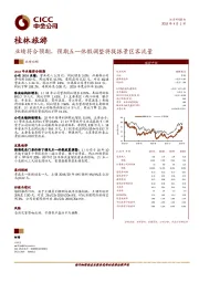 业绩符合预期，预期五一休假调整将提振景区客流量