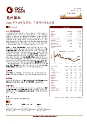 2018年业绩略超预期；产量维持增长态势