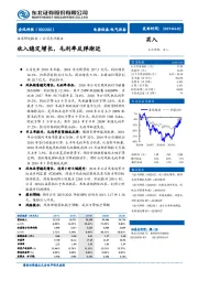 收入稳定增长，毛利率反弹渐近