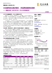 2018年年报点评:大众服饰龙头稳步增长,多品牌战略更加清晰