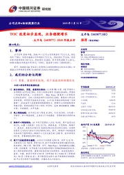 2018年报点评：TOC效果初步显现，业务稳健增长