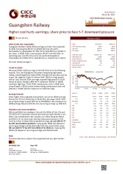 Higher cost hurts earnings; share price to face S-T downward pressure