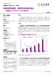 2018年报点评：业绩持续高速增长，智能交互显示独占鳌头