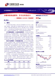 年报跟踪：业绩保持快速增长，多元化布局发力